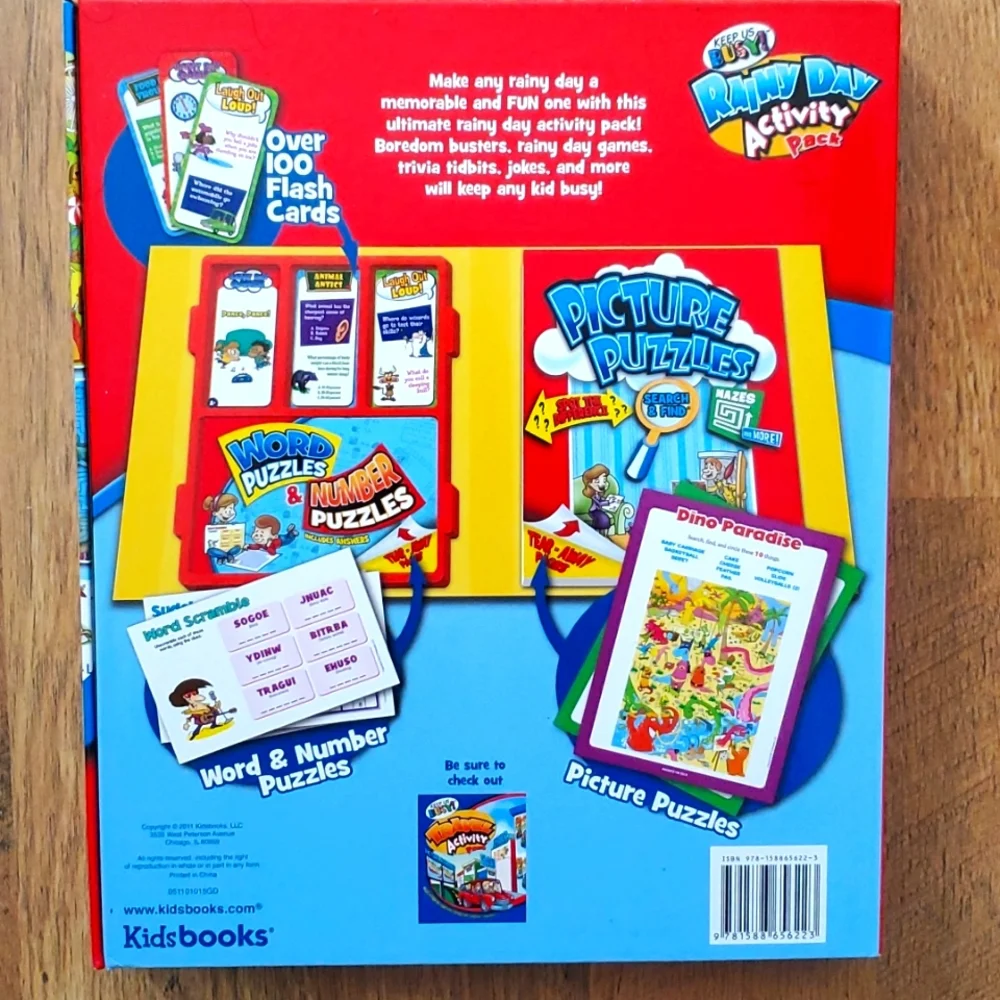 Kidsbooks Keep Us Busy Rainy Day Activity Pack‎ NEW